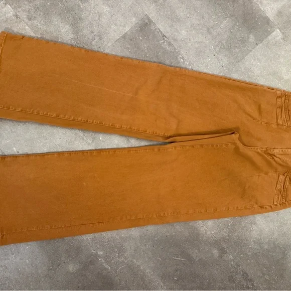 Women's Wide Leg Jeans in Rustic Orange Size 27 - Picture 2 of 9